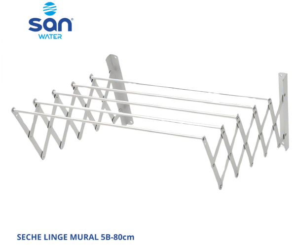 SECHE LINGE MURAL 5B -80CM